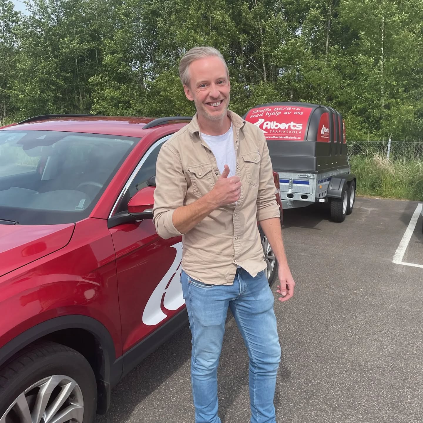 Skaffade körkort på Alberts Trafikskola